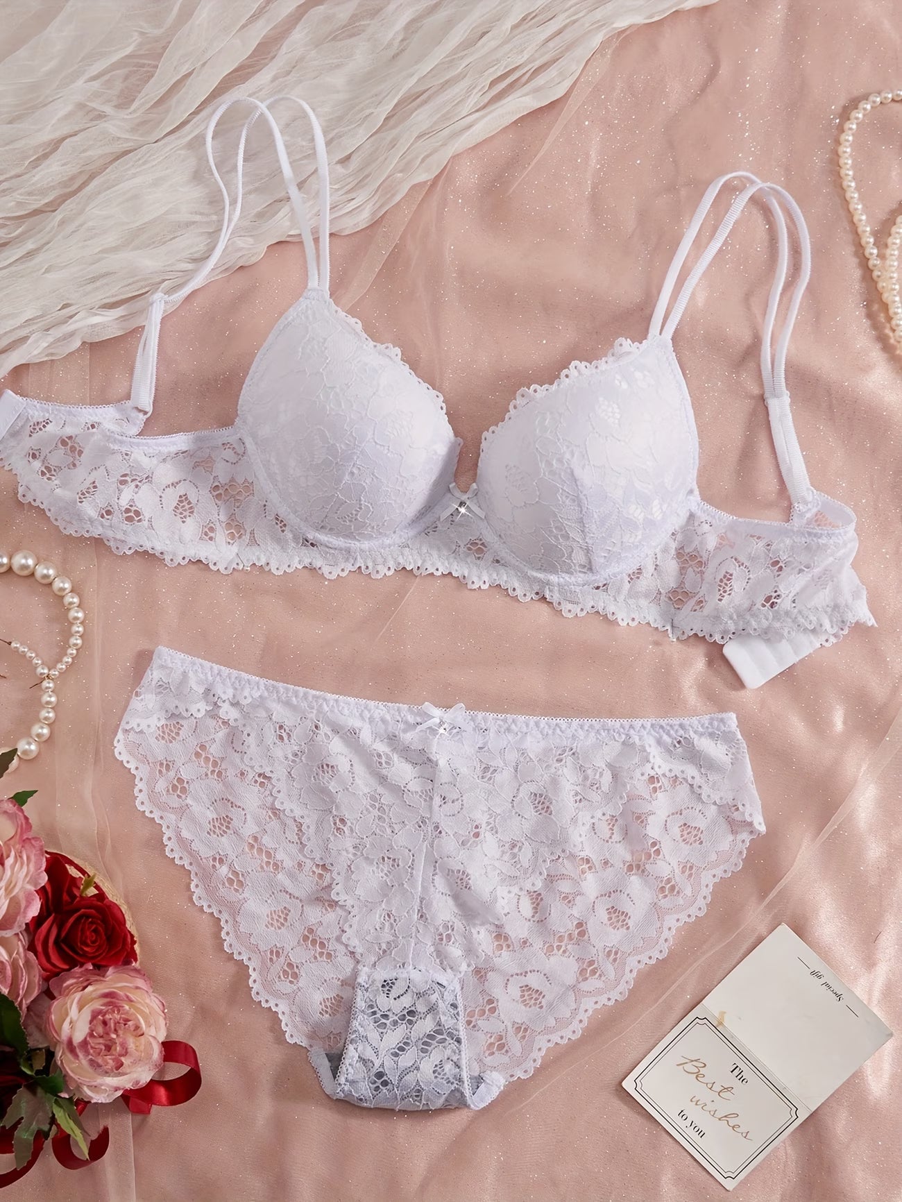 Pack of 6 Women’s Lace Lingerie Set