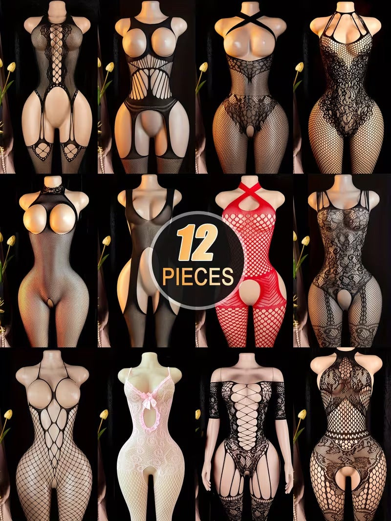 AllureNet Stretch Bodysuit Set