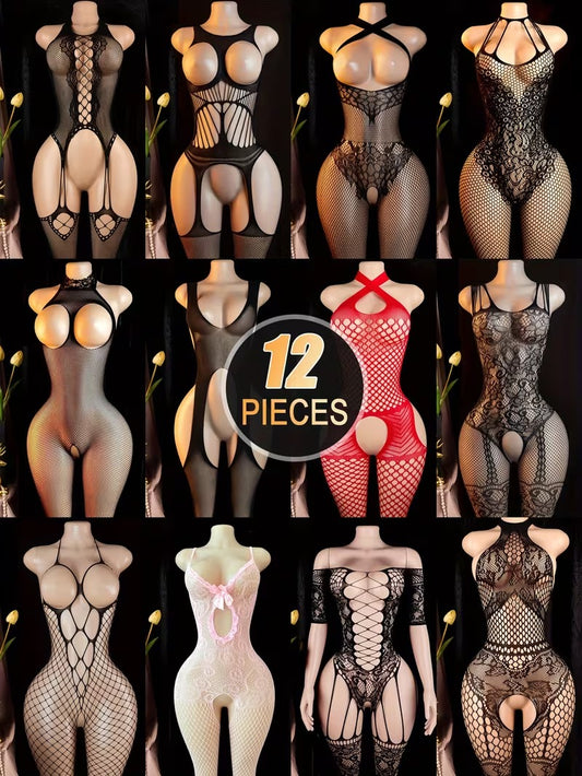 AllureNet Stretch Bodysuit Set