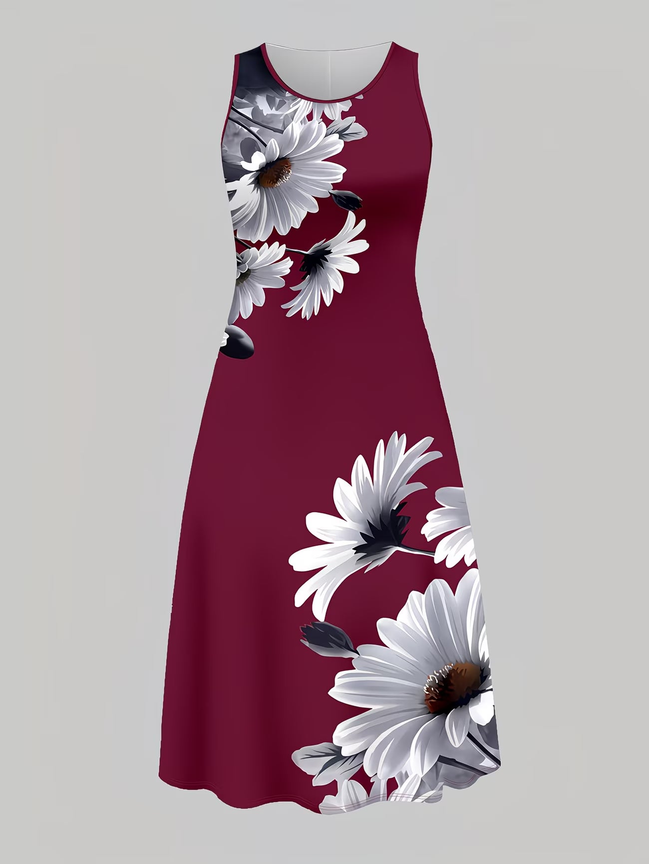 Women's Botanical Print Dress & Tie-Front Cardigan Two-Piece Set