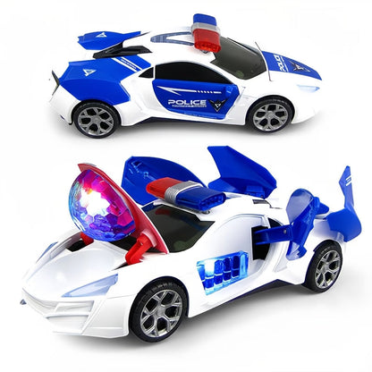 Glowing Police Toy with Lights & Music
