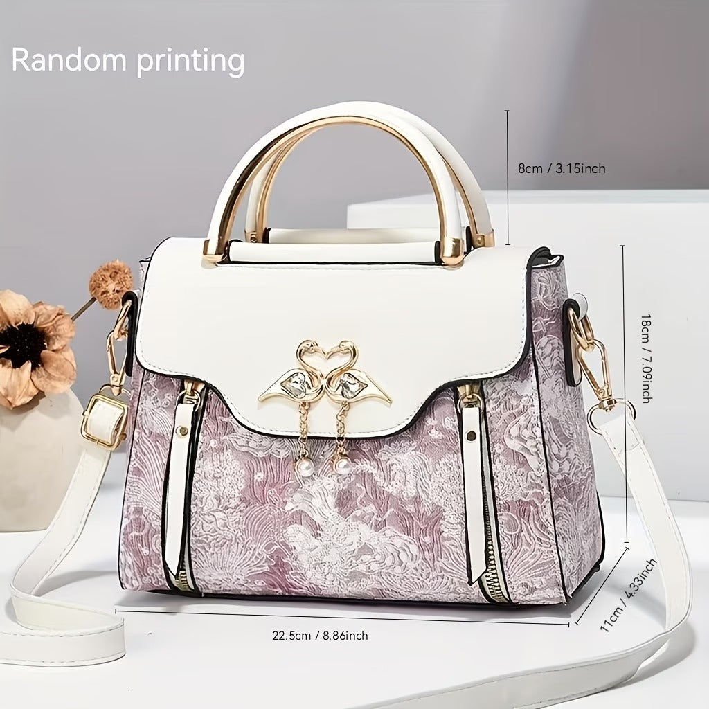 Elara Printed Shoulder Bag