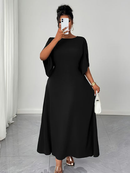 Elegant Asymmetrical Flare Dress