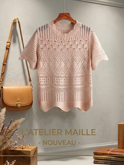 French Chic Hollow Out 2pcs Set