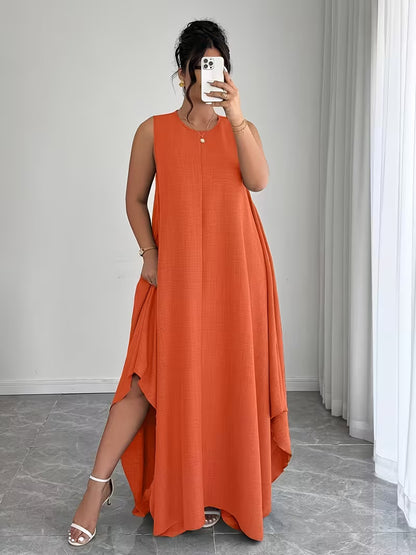 Elegant Tie-Belt A-Line Dress💖