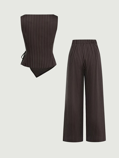 Luxe Pinstripe Co-Ord Set🖤