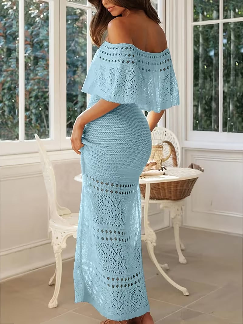 Vacay Muse Off-Shoulder Dress