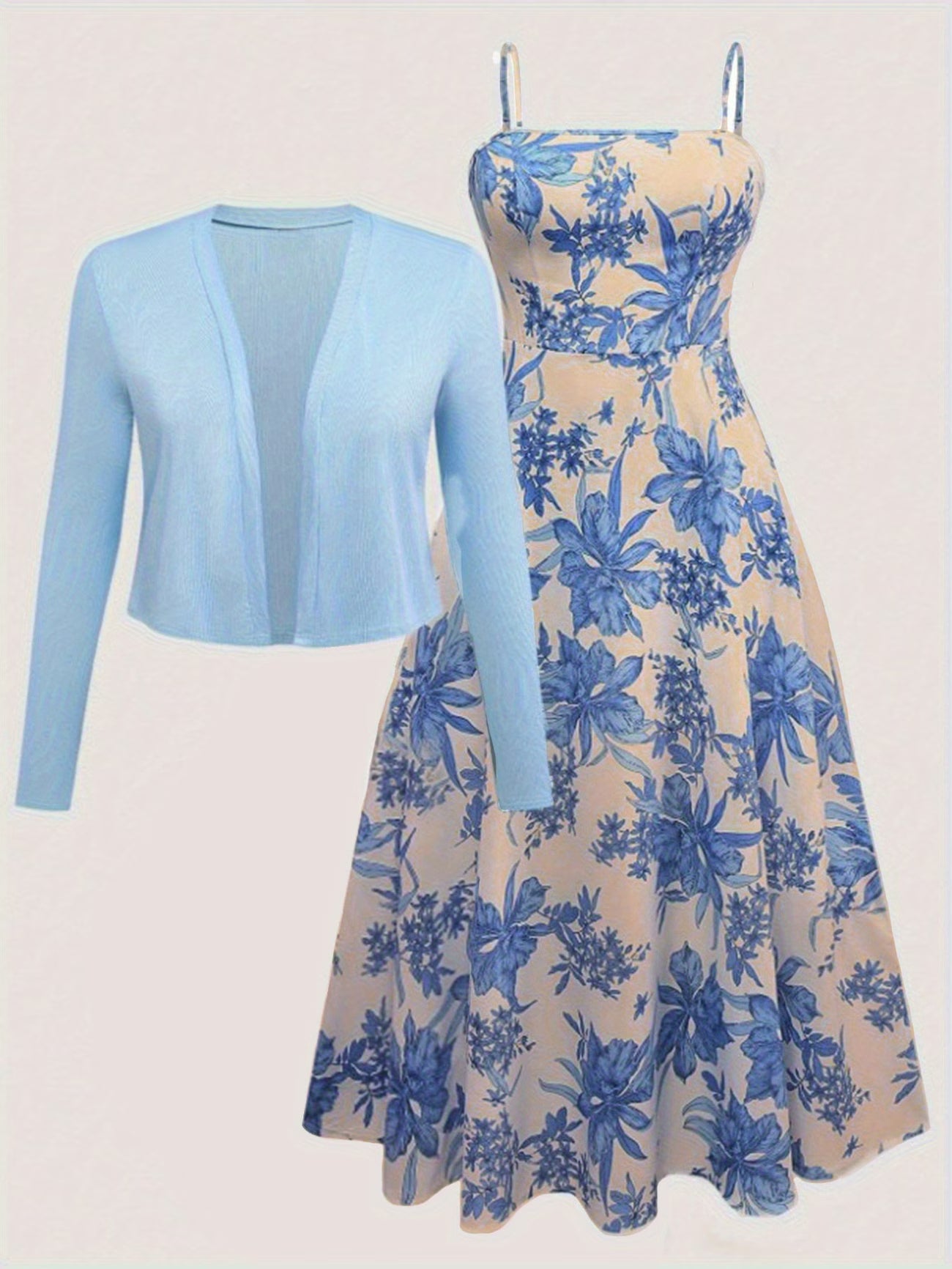 Women'S Tie Shirt Two-Piece
