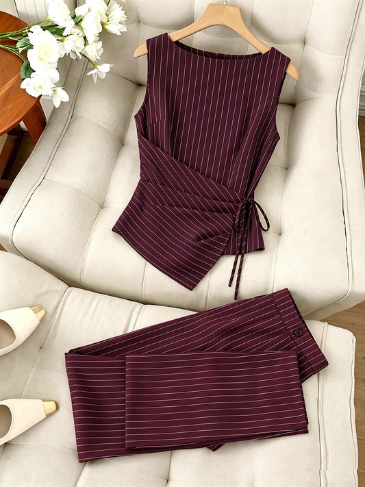 Luxe Pinstripe Co-Ord Set🖤