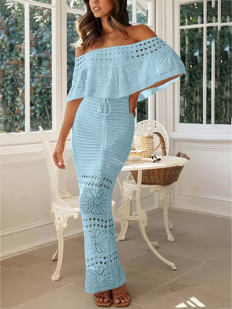 Vacay Muse Off-Shoulder Dress