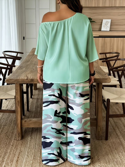 Neon Queen Camo Lounge Co-Ord Set