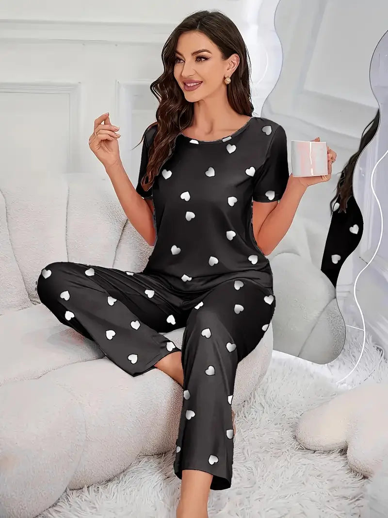 Outside Cozy Cartoon Print Home & Streetwear (Pack of 3)