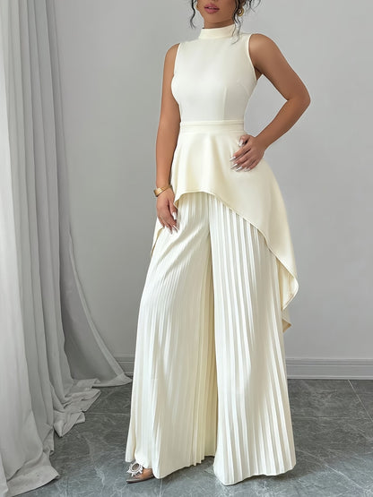 Urban Grace Pleated Pants Ensemble