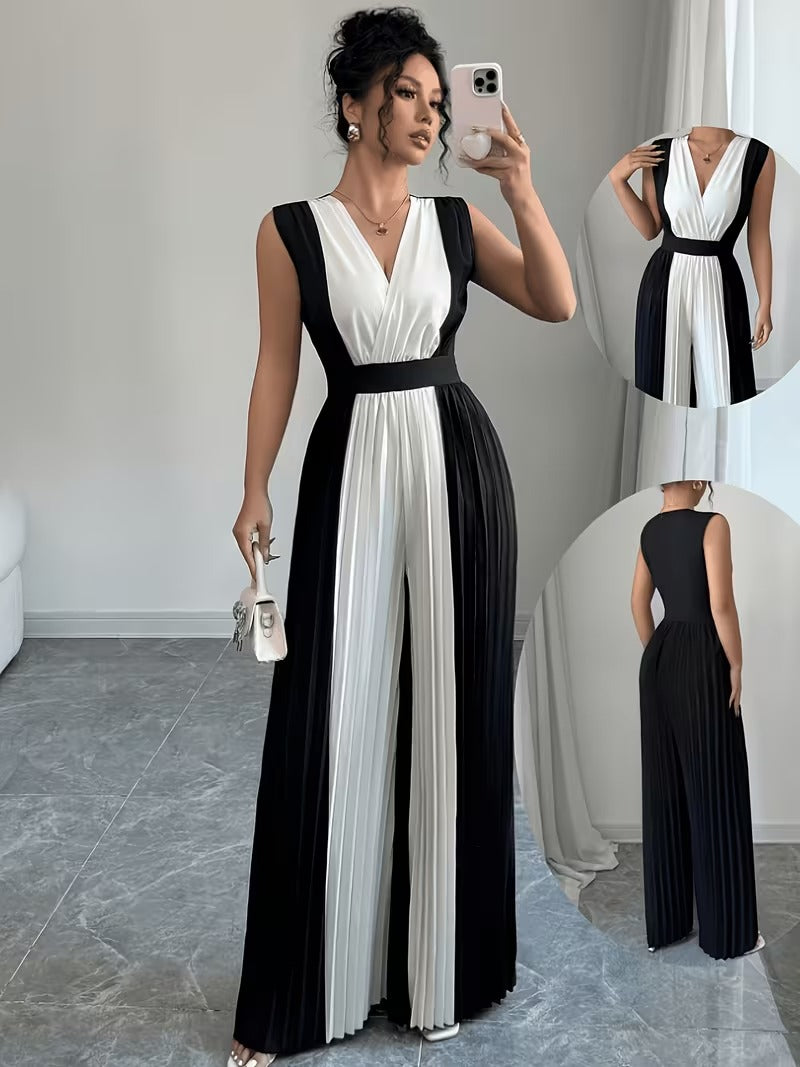 Scarlet Grace Pleated Jumpsuit