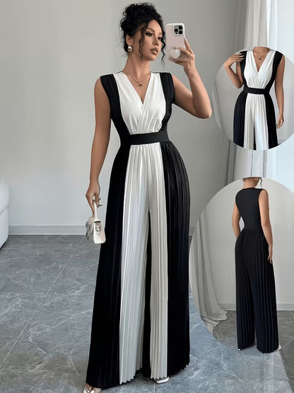 Scarlet Grace Pleated Jumpsuit