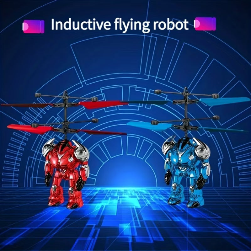 Handheld Flying Toy with Lights & Spray Effect