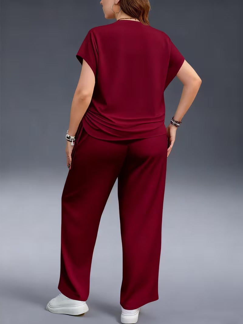 Plus Size Casual Comfort Set