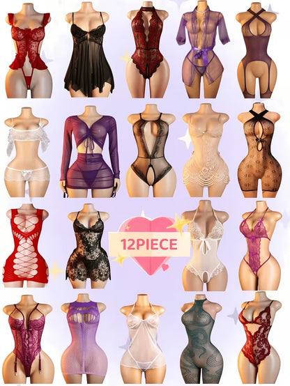 AllureNet Stretch Bodysuit Set