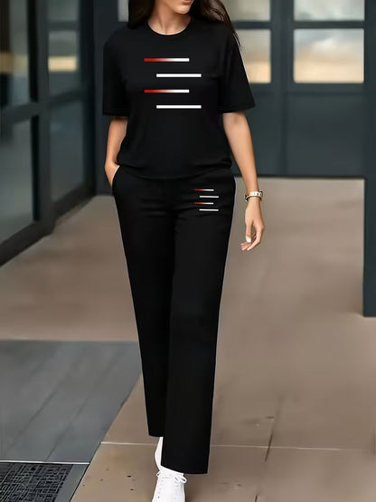 RelaxFit Printed Co-Ord Outfit