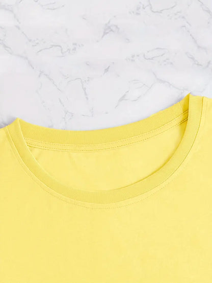 4Pc Stylish Graphic Print T-Shirts