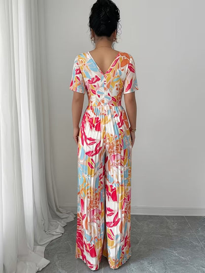 Scarlet Grace Pleated Jumpsuit