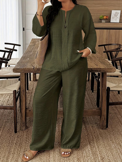 Autumn Relaxed Two-Piece Set