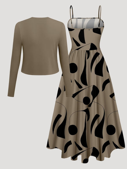 Women'S Tie Shirt Two-Piece