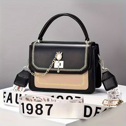 Handbag for Women, Trendy Small Square Bag, Fashionable Crossbody Bag, Versatile Shoulder Bag in Korean Style