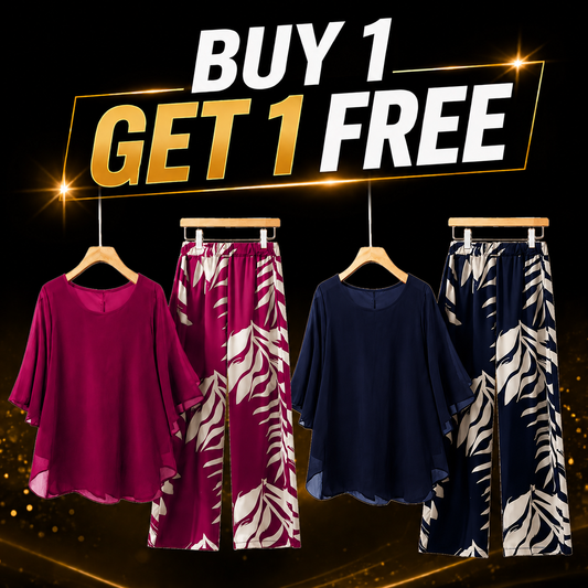 Buy 1 Get 1 Free | Chic Elegant Women's Contrast Pants Set