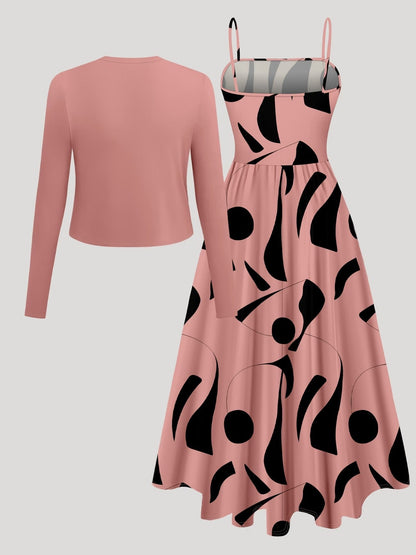 Women'S Tie Shirt Two-Piece
