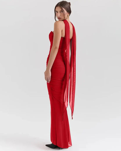Elegant Draped Bodycon Co-Ord Set 💖