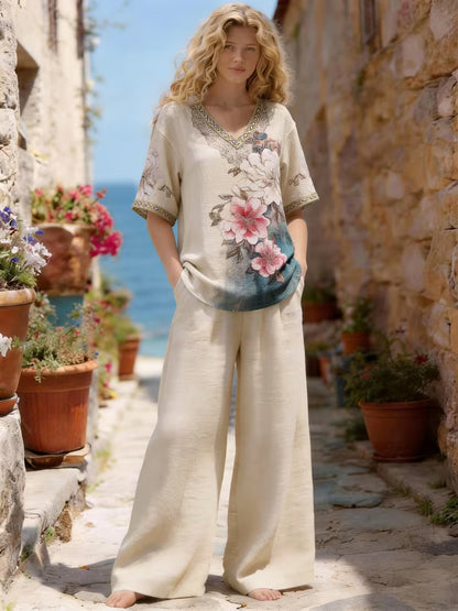 Boho Floral Vacation Set