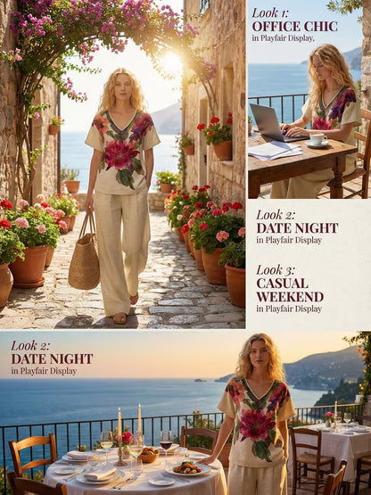 Boho Floral Vacation Set
