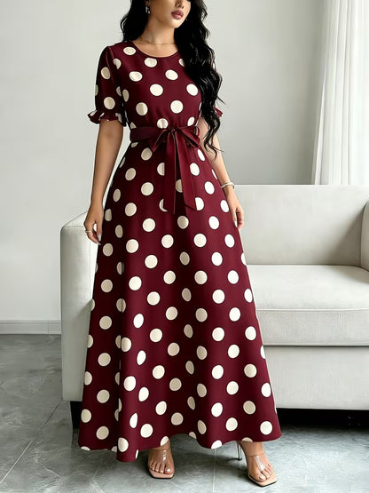Floral Grace Waist Dress