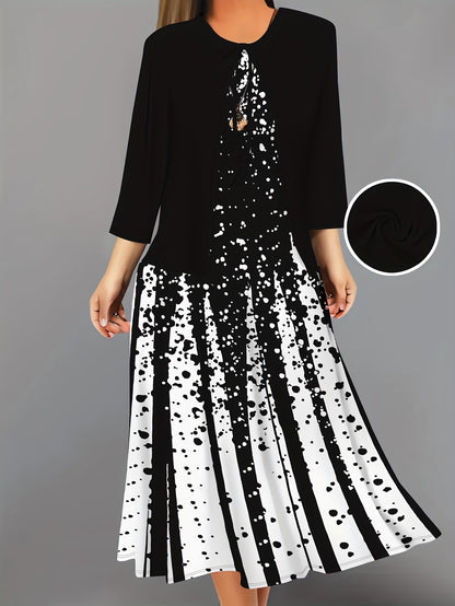 Floral Elegance Maxi Co-Ord Set