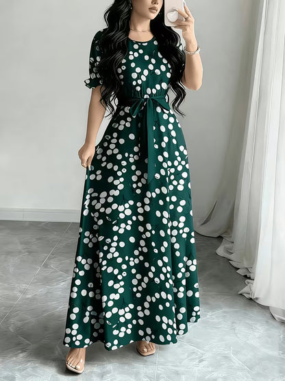 Floral Grace Waist Dress