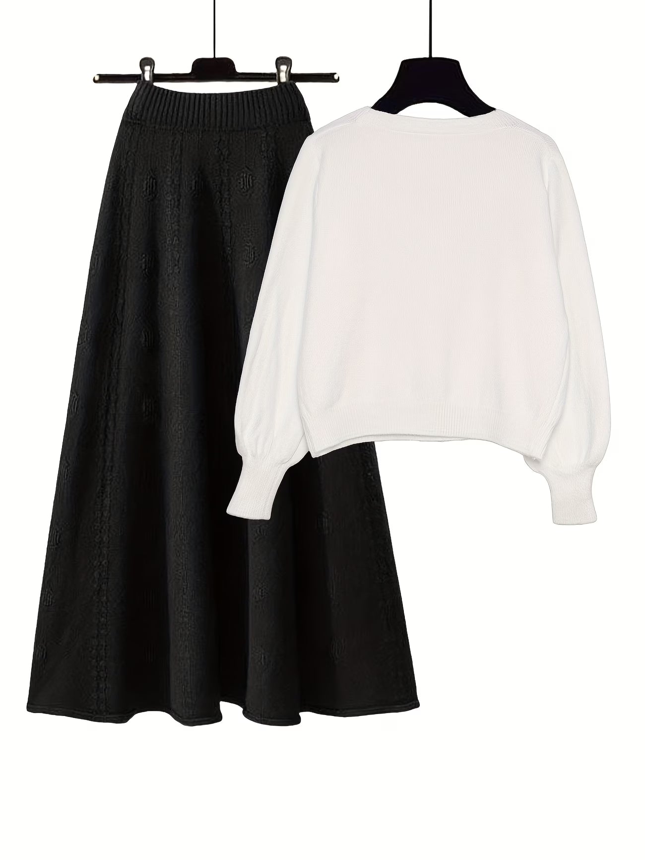 Women’s Knit Top & Skirt Set