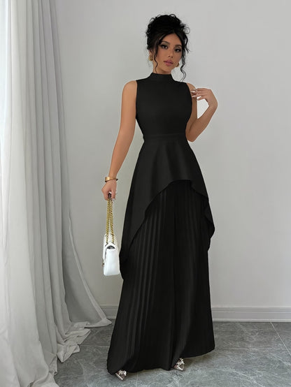 Urban Grace Pleated Pants Ensemble