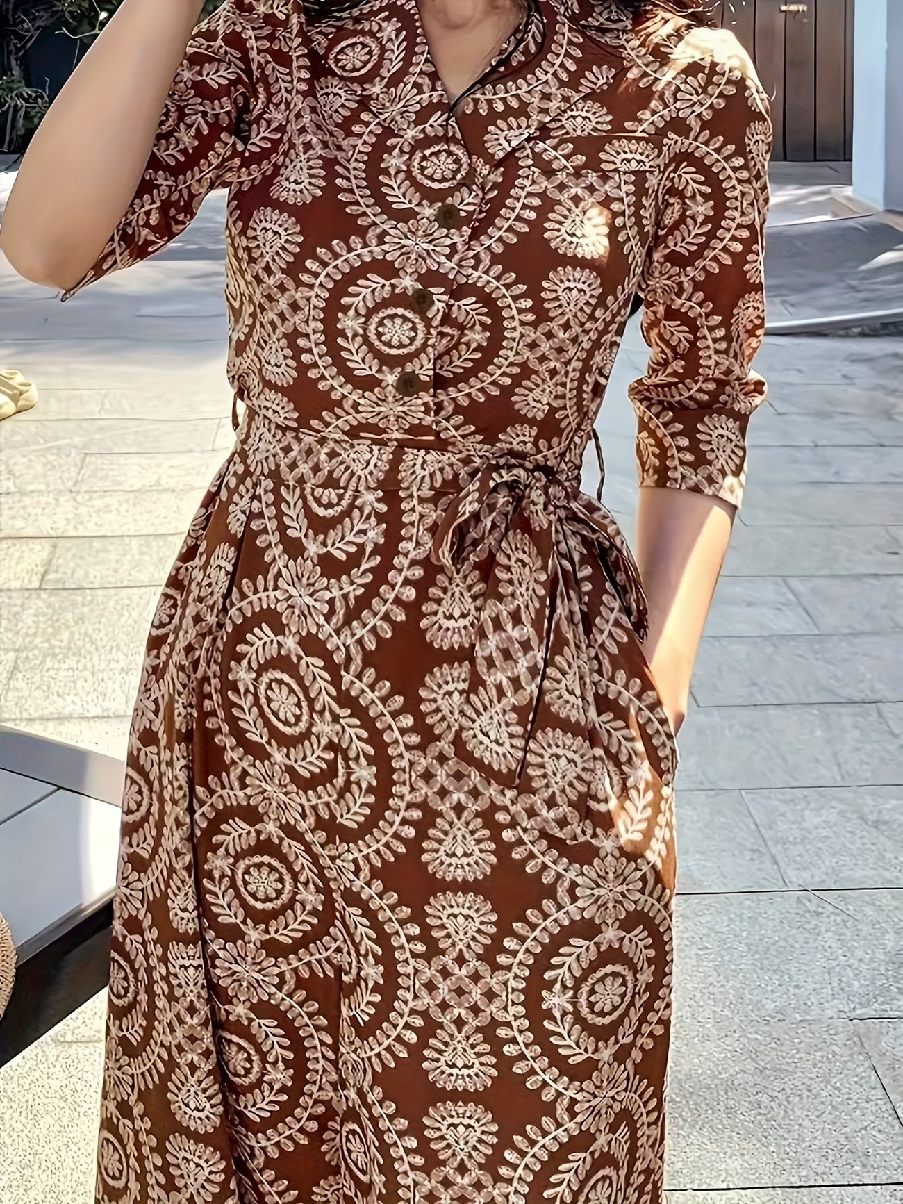 Women’s Floral Vacation Loose Fit Jumpsuit