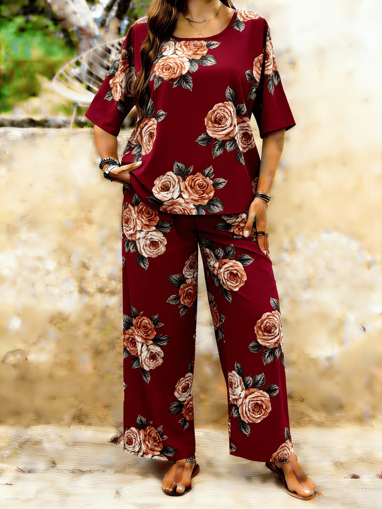 Rustic Boho Two-Piece Set