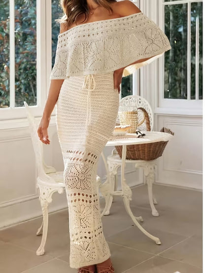 Vacay Muse Off-Shoulder Dress