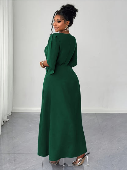Elegant Asymmetrical Flare Dress