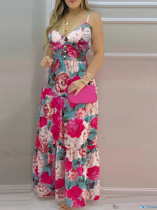 Floral Escape Midi Dress