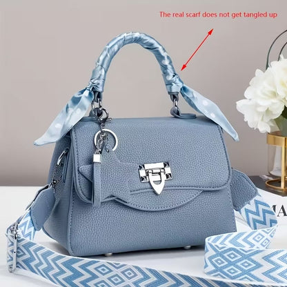 Dai Fei Luxury Forest-Style Small Square Handbag for Women | Elegant Versatile Designer Purse