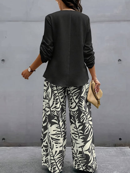 Refined Spring Luxe Pullover & Trouser Co-Ord Set