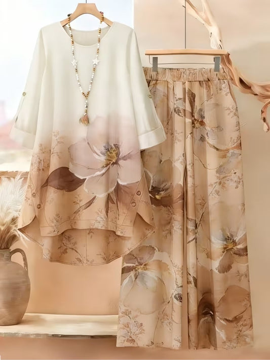 Chic Harmony Wide-Leg Outfit