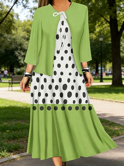 Floral Elegance Maxi Co-Ord Set