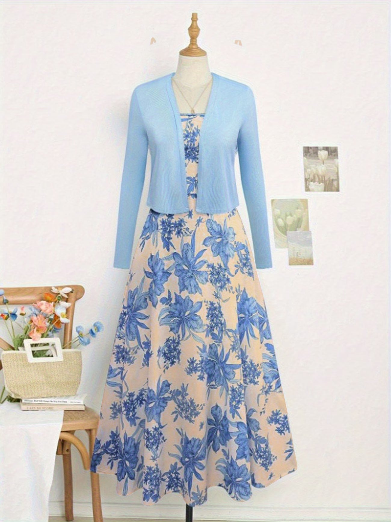 Women'S Tie Shirt Two-Piece