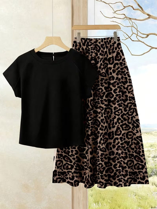 Vintage Bloom Vacation Skirt Set