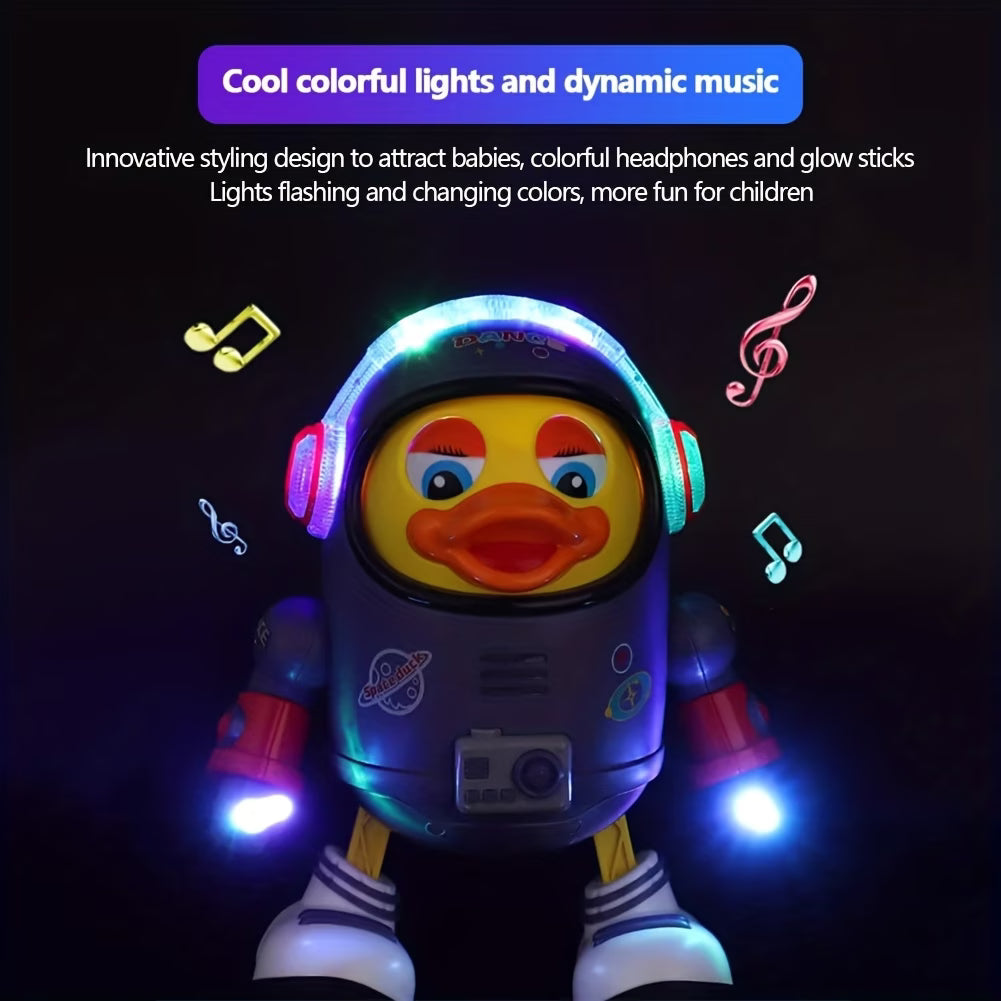 Robot Panda & Electric Space Duck Toy – Light & Music Fun for Kids 2+